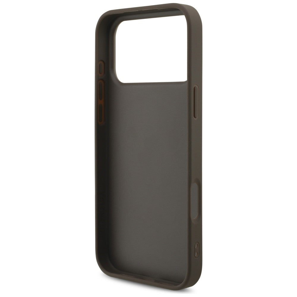 Guess iPhone 17 Pro Max/iPhone 18 Pro Max Kuori 4G Big Logo Ruskea