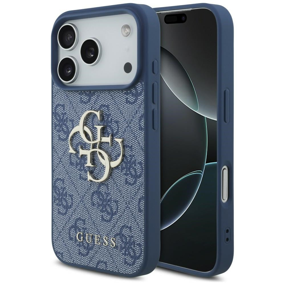 Guess iPhone 17 Pro/iPhone 18 Pro Kuori 4G Big Logo Sininen