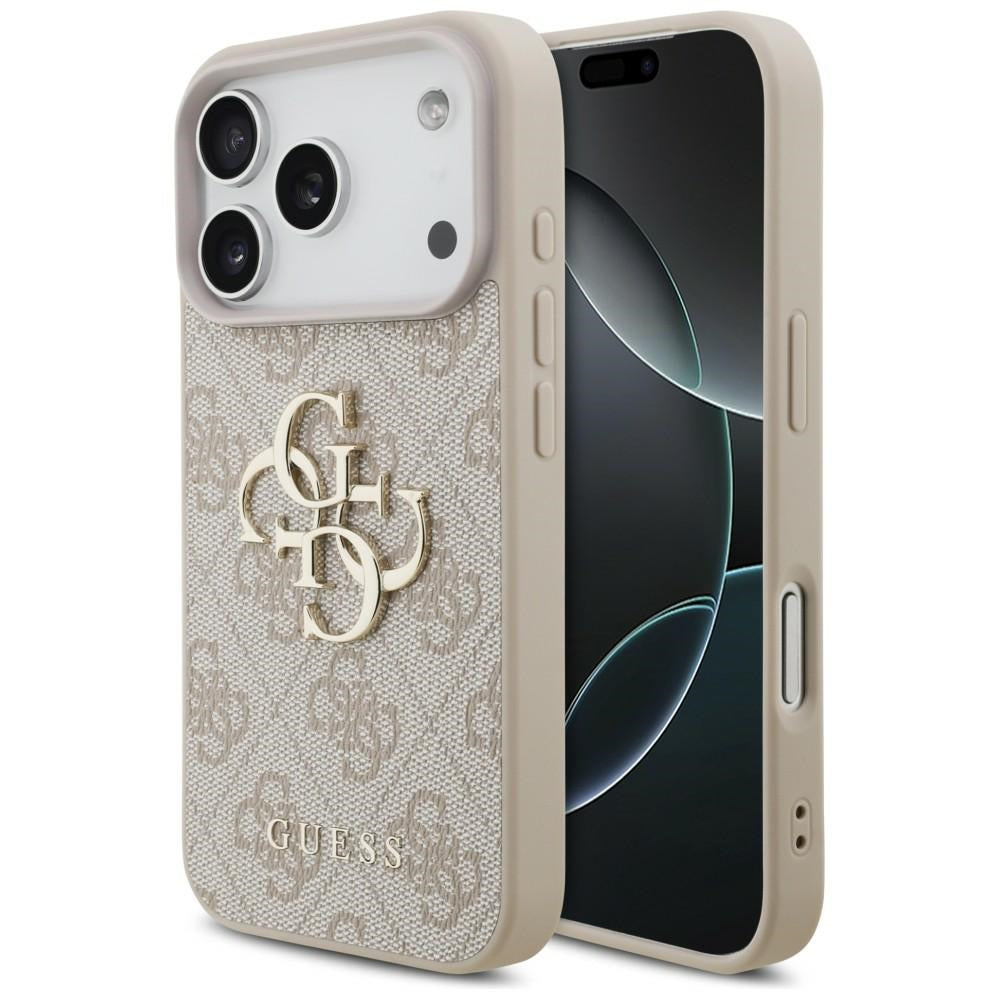 Guess iPhone 17 Pro/iPhone 18 Pro Kuori 4G Big Logo Vaaleanpunainen
