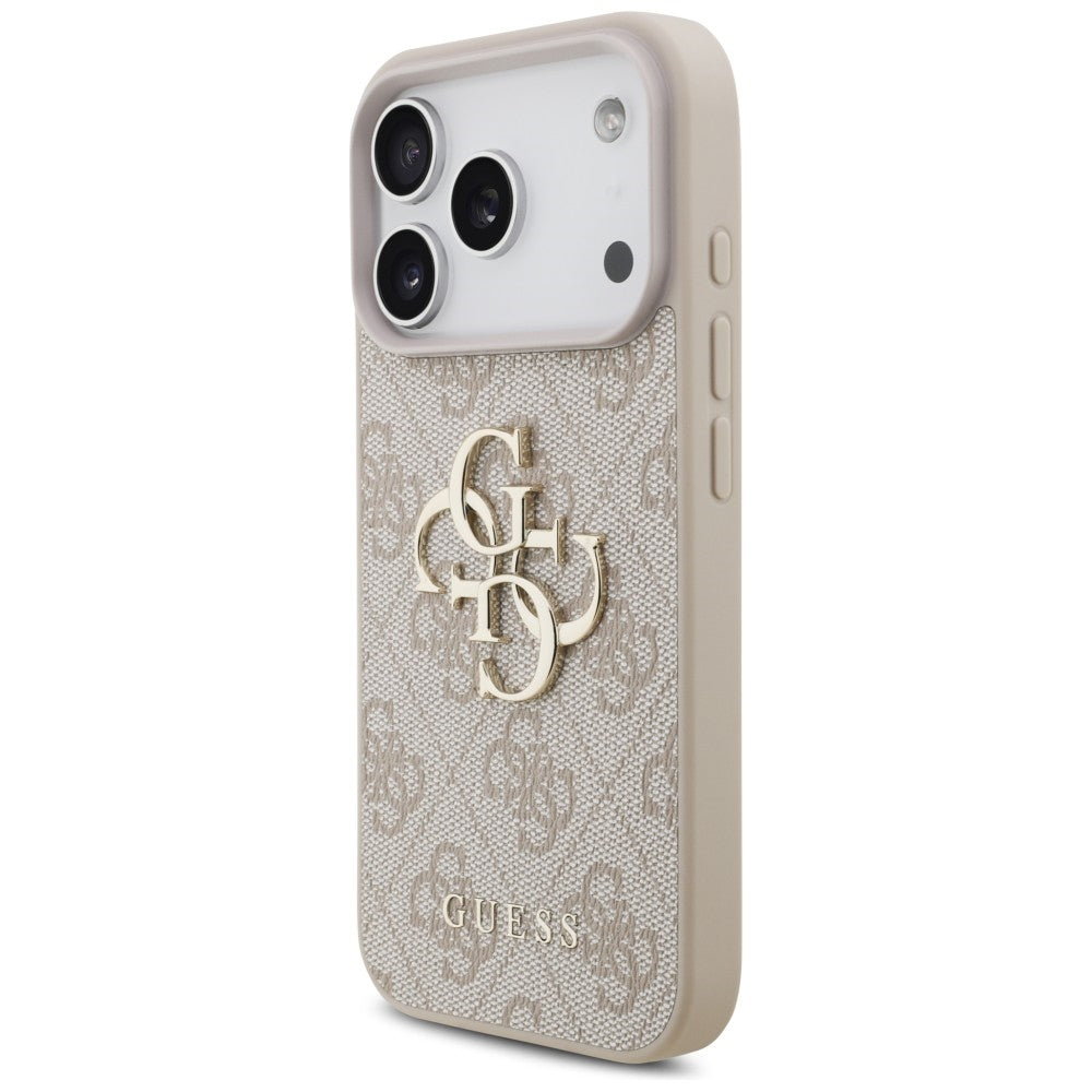 Guess iPhone 17 Pro/iPhone 18 Pro Kuori 4G Big Logo Vaaleanpunainen