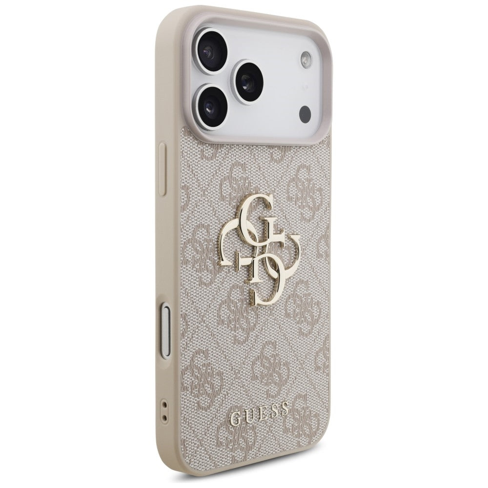 Guess iPhone 17 Pro Max/iPhone 18 Pro Max Kuori 4G Big Logo Vaaleanpunainen