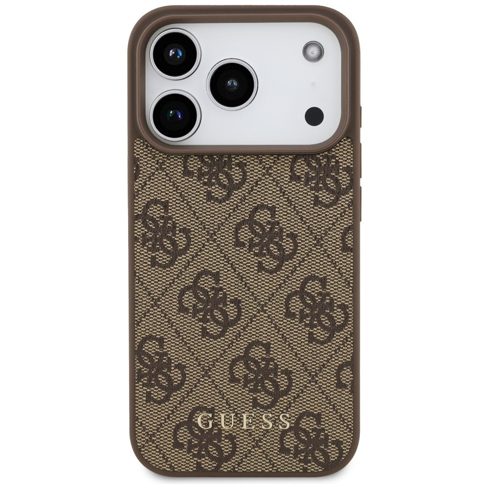 Guess iPhone 17 Pro/iPhone 18 Pro Kuori 4G Classic Ruskea