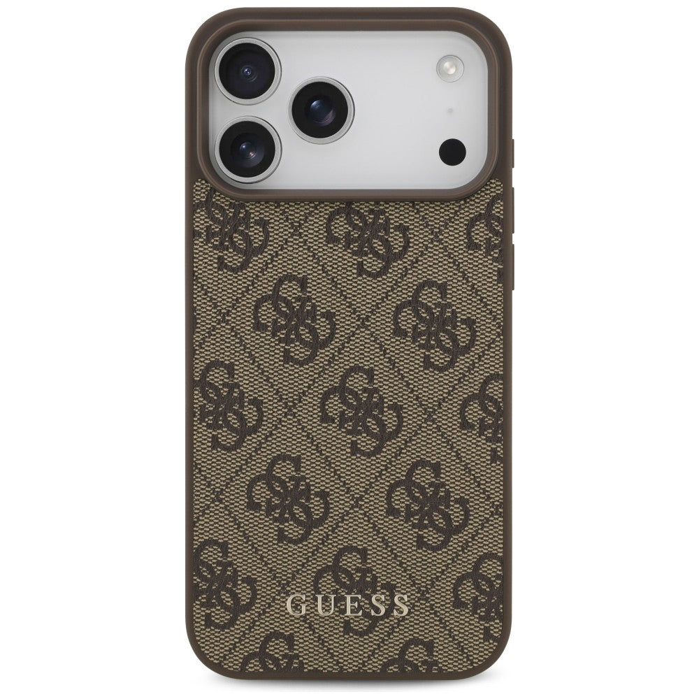 Guess iPhone 17 Pro Max/iPhone 18 Pro Max Kuori 4G Classic Ruskea