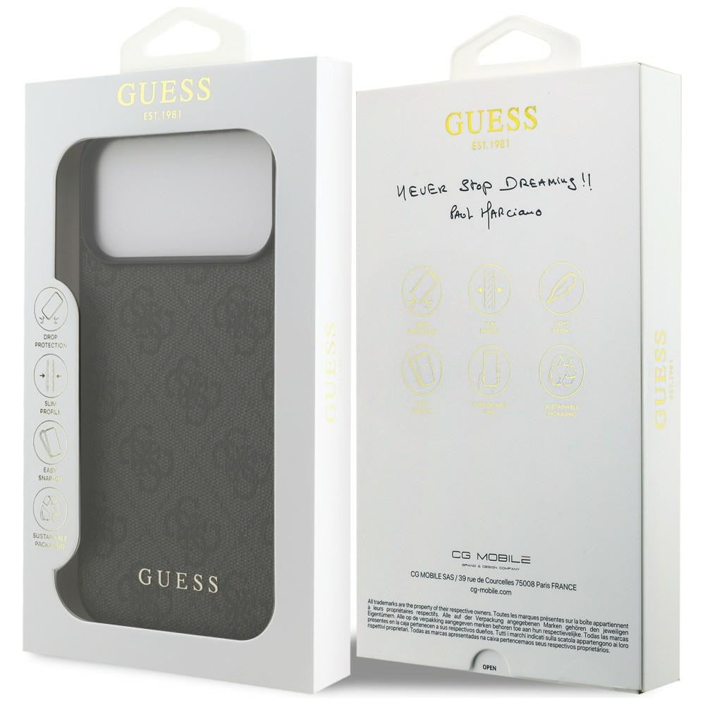 Guess iPhone 17 Pro Max/iPhone 18 Pro Max Kuori 4G Classic Musta