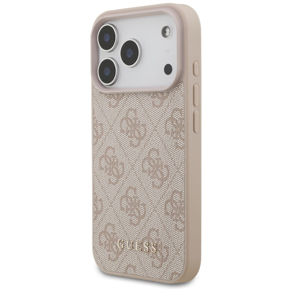 Guess iPhone 17 Pro/iPhone 18 Pro Kuori 4G Classic Vaaleanpunainen