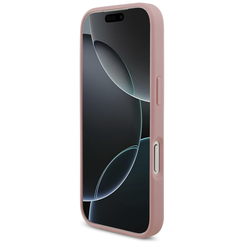 Guess iPhone 17 Pro/iPhone 18 Pro Kuori Fixed Glitter Vaaleanpunainen