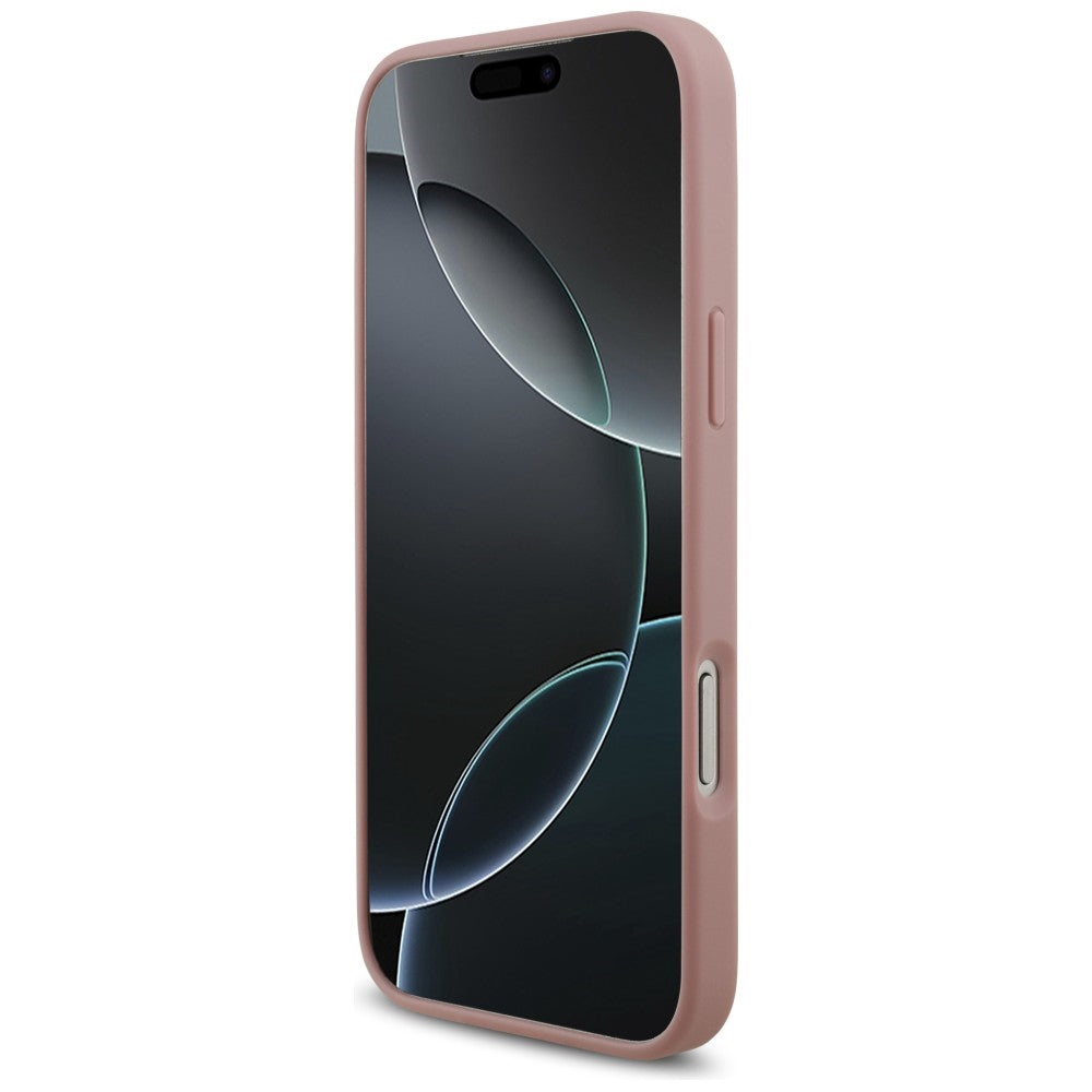 Guess iPhone 17 Pro Max/iPhone 18 Pro Max Kuori Fixed Glitter Vaaleanpunainen