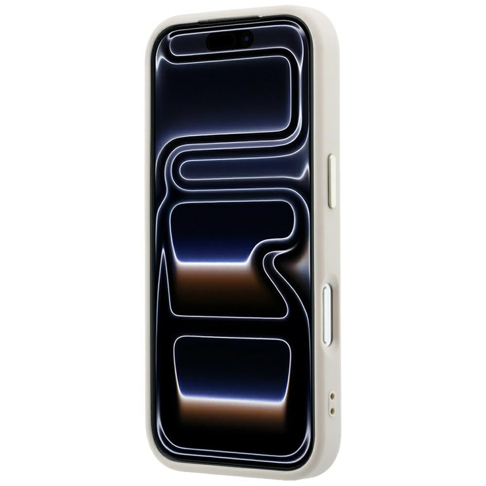 Guess iPhone 17 Pro Max/iPhone 18 Pro Max Kuori 4G Resin Logo Vaaleanpunainen