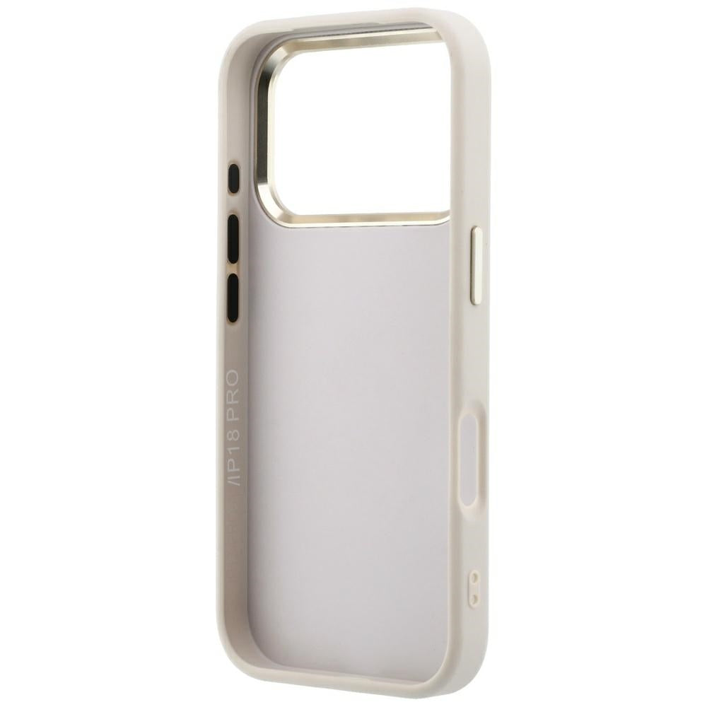 Guess iPhone 17 Pro Max/iPhone 18 Pro Max Kuori 4G Resin Logo Vaaleanpunainen