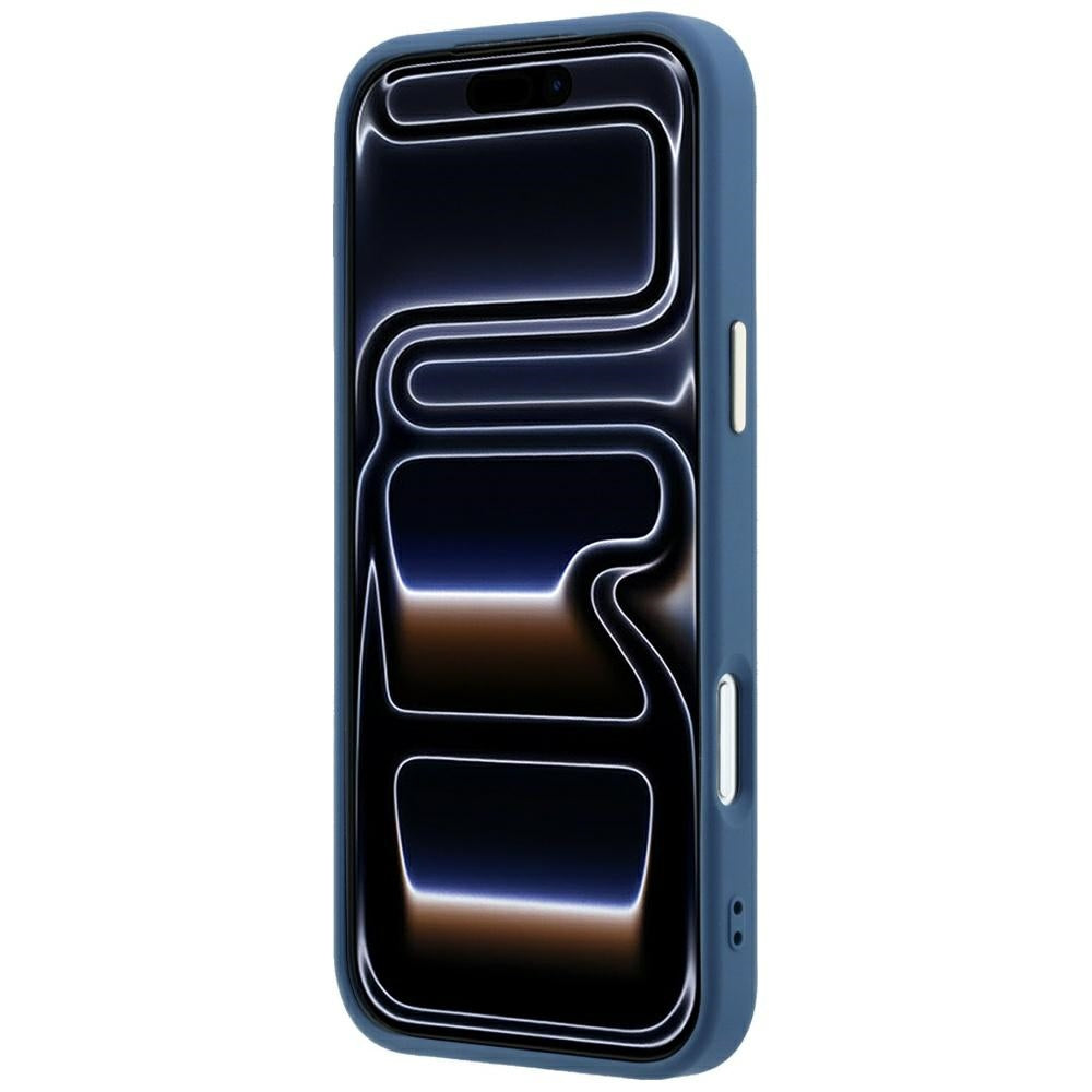 Guess iPhone 17 Pro/iPhone 18 Pro Kuori 4G Resin Logo Sininen