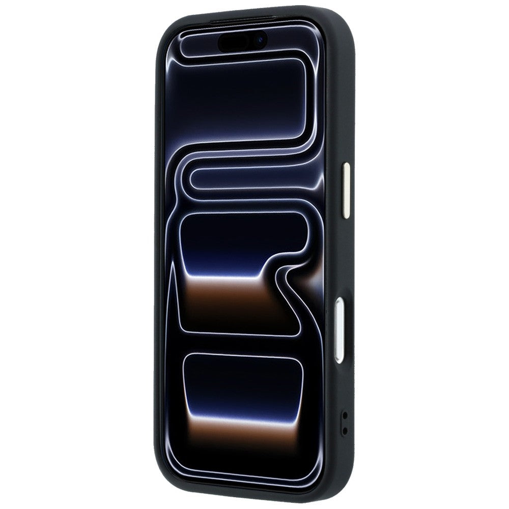 Guess iPhone 17 Pro Max/iPhone 18 Pro Max Kuori 4G Resin Logo Musta