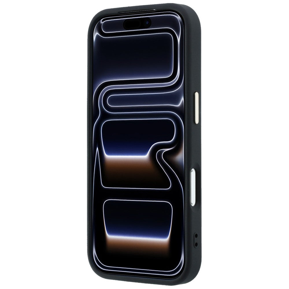 Guess iPhone 17 Pro Max/iPhone 18 Pro Max Kuori Saffiano 4G Classic Logo Musta