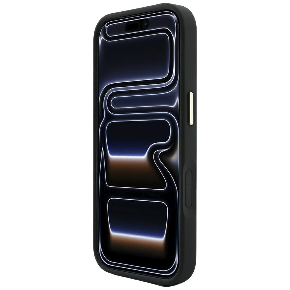 Guess iPhone 17 Pro/iPhone 18 Pro Kuori 4G Stripe Classic Logos Musta