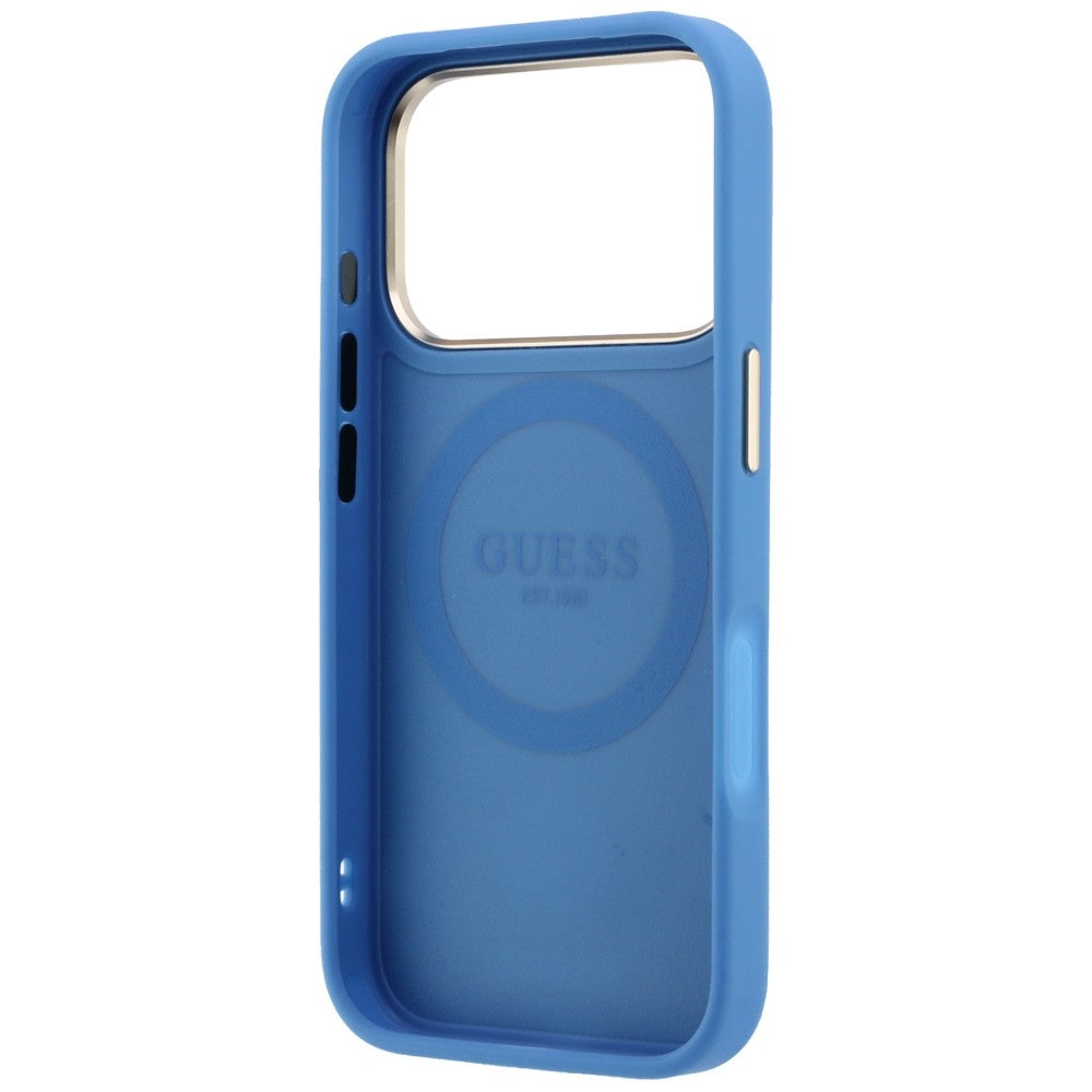 Guess iPhone 17 Pro/iPhone 18 Pro Kuori 4G Stripe Classic Logos Sininen