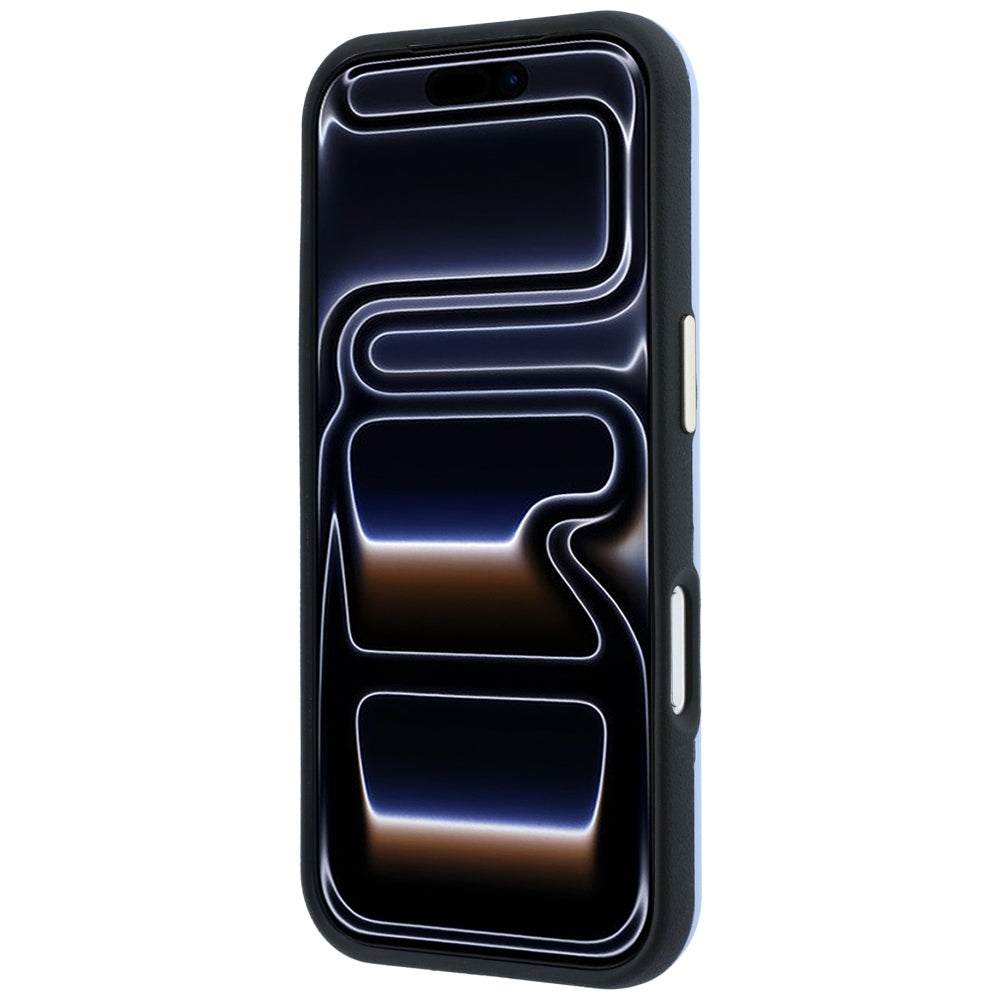 Guess iPhone 17 Pro Max/iPhone 18 Pro Max Kuori Perforated 4G Gold Logo Sininen