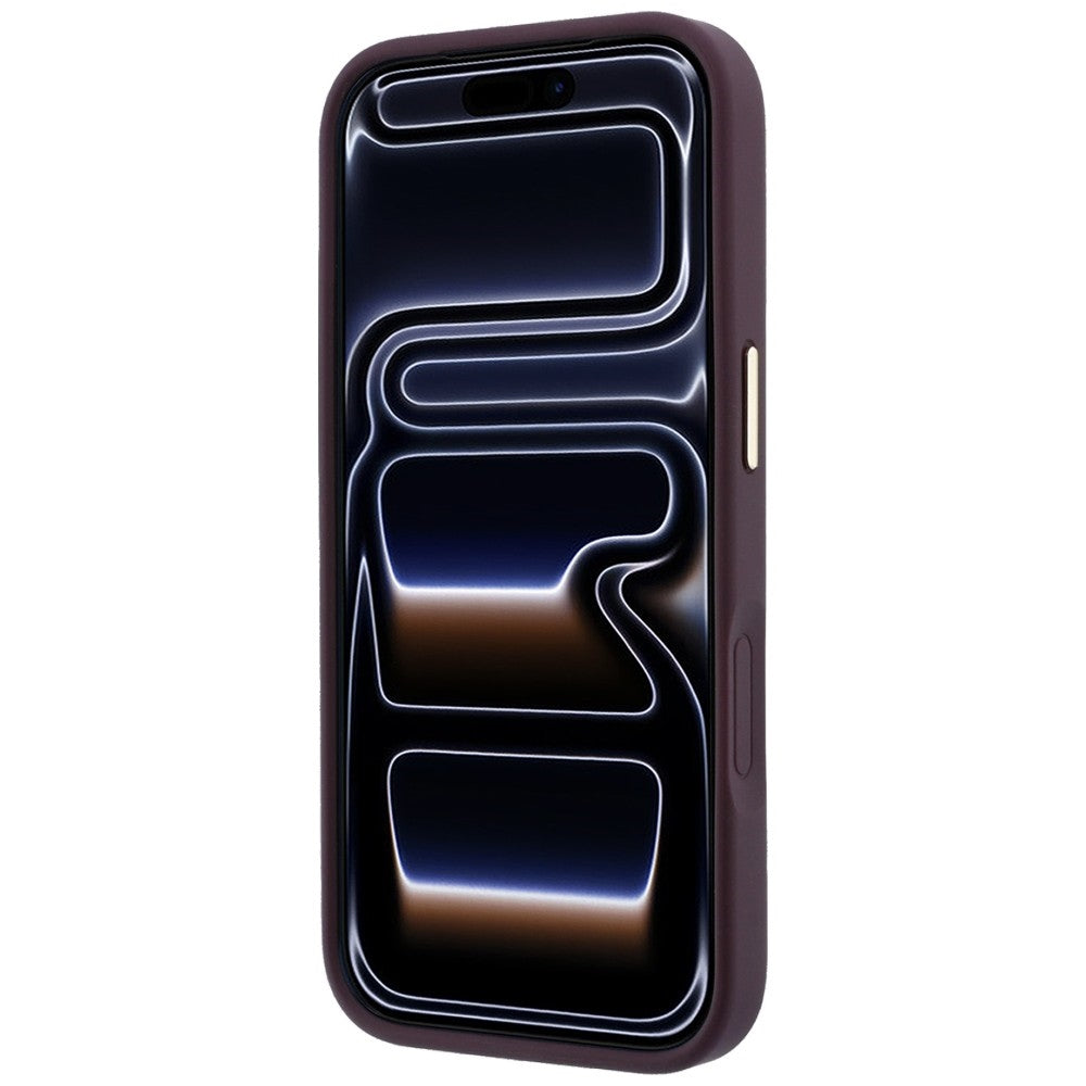 Guess iPhone 17 Pro Max/iPhone 18 Pro Max Kuori Stripe Peony 4G Logo Burgundy