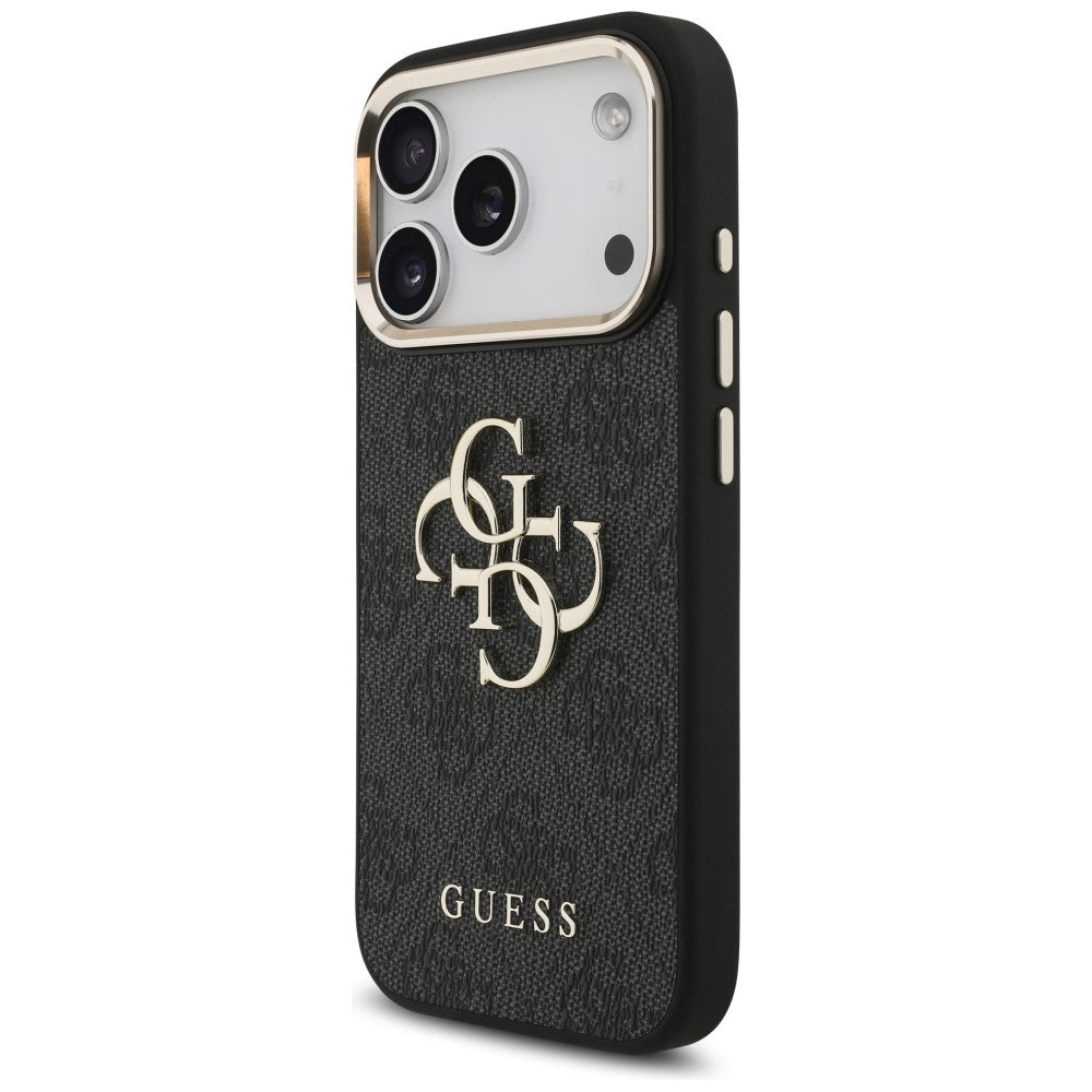 Guess iPhone 17 Pro/iPhone 18 Pro Kuori 4G Classic Logo Musta