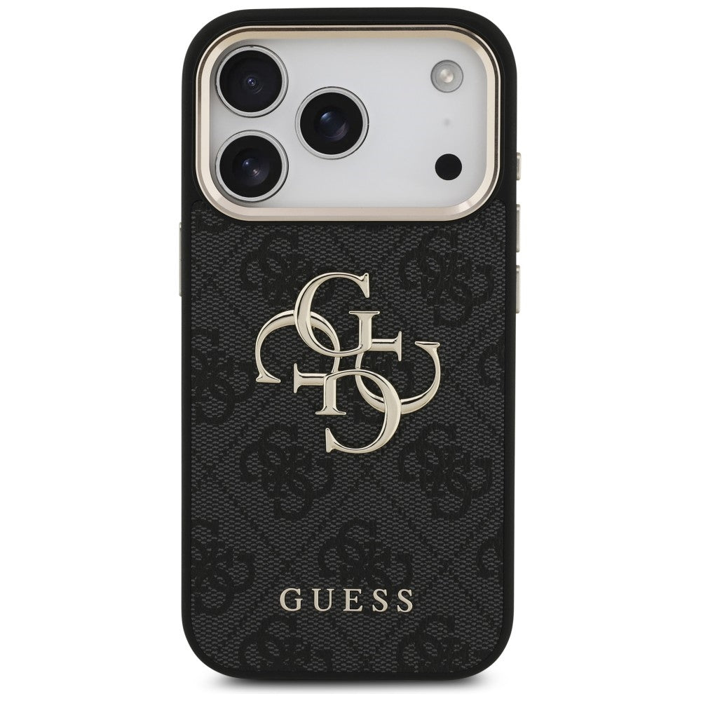 Guess iPhone 17 Pro/iPhone 18 Pro Kuori 4G Classic Logo Musta