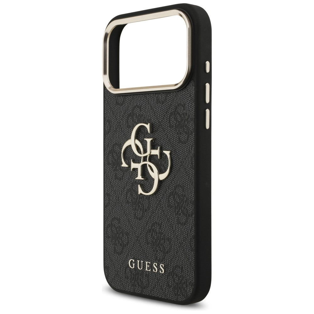 Guess iPhone 17 Pro Max/iPhone 18 Pro Max Kuori 4G Classic Logo Musta