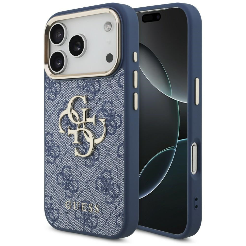 Guess iPhone 17 Pro/iPhone 18 Pro Kuori 4G Classic Logo Sininen