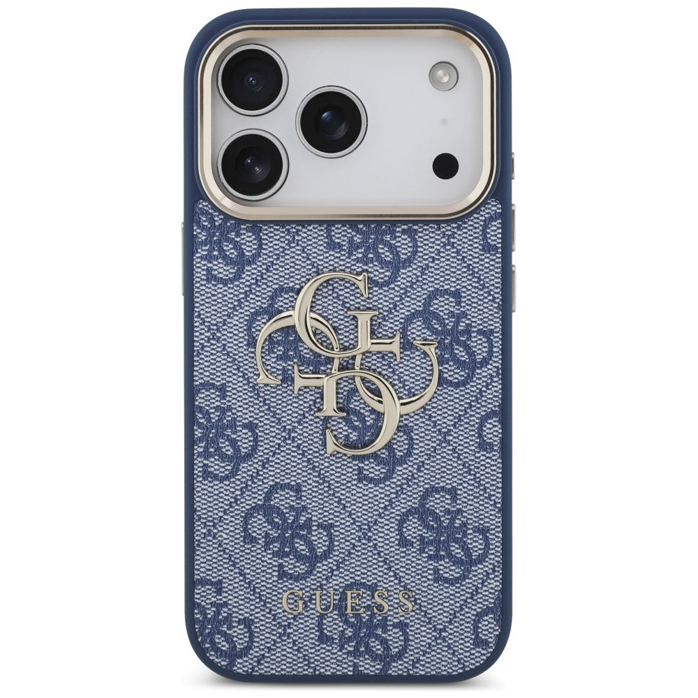 Guess iPhone 17 Pro/iPhone 18 Pro Kuori 4G Classic Logo Sininen