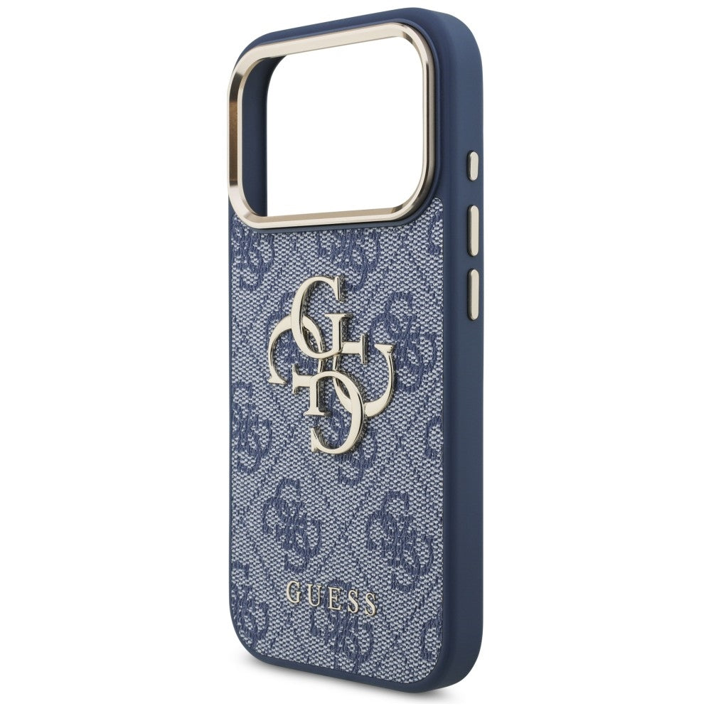 Guess iPhone 17 Pro/iPhone 18 Pro Kuori 4G Classic Logo Sininen