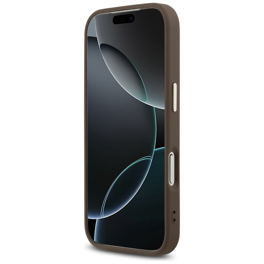 Guess iPhone 17 Pro/iPhone 18 Pro Kuori 4G Classic Logo Ruskea