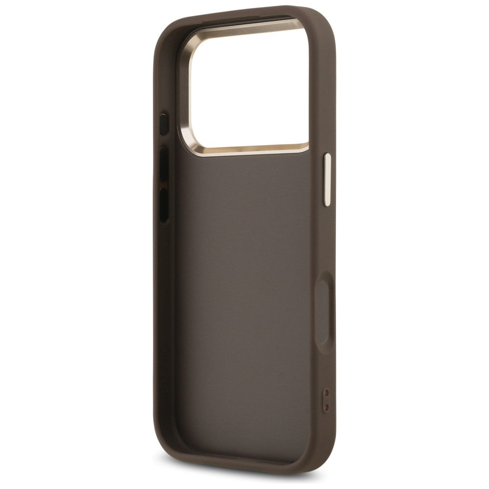 Guess iPhone 17 Pro/iPhone 18 Pro Kuori 4G Classic Logo Ruskea