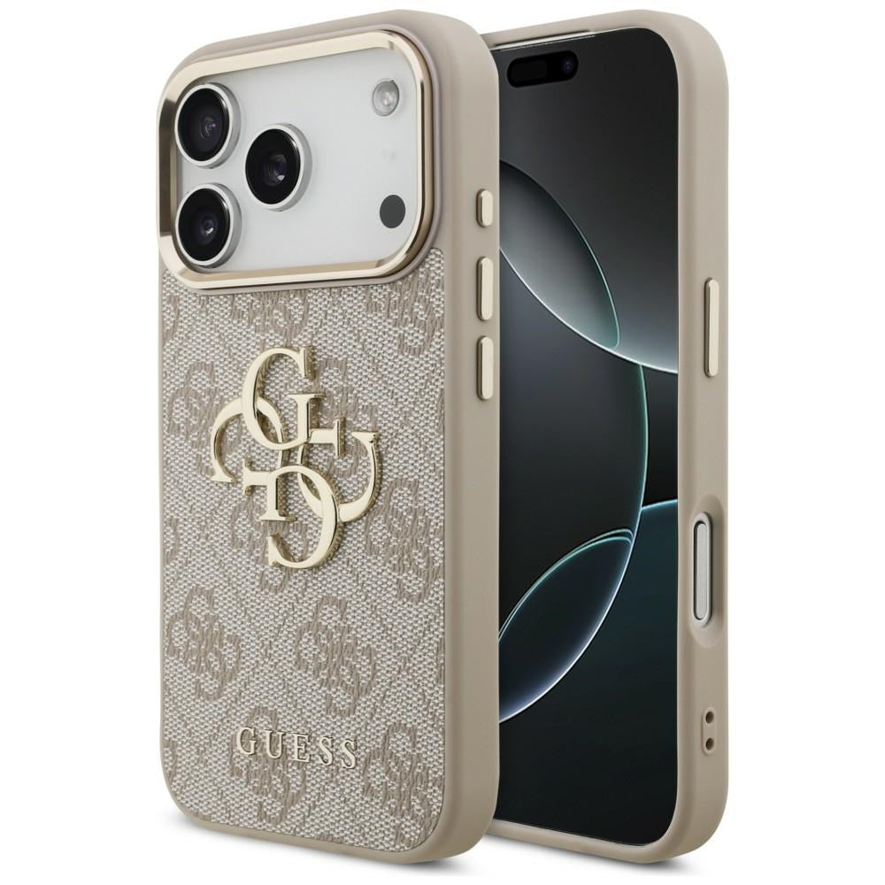 Guess iPhone 17 Pro/iPhone 18 Pro Kuori 4G Classic-logo Vaaleanpunainen