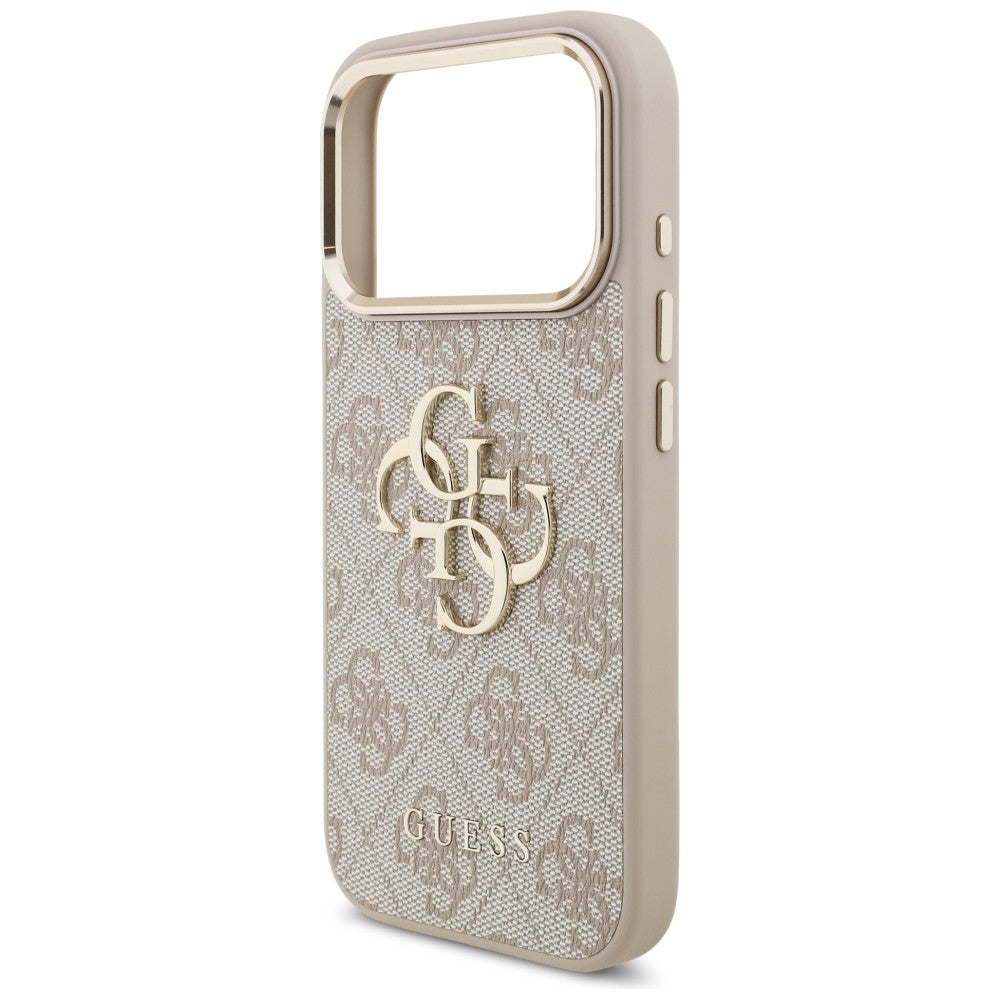 Guess iPhone 17 Pro/iPhone 18 Pro Kuori 4G Classic-logo Vaaleanpunainen