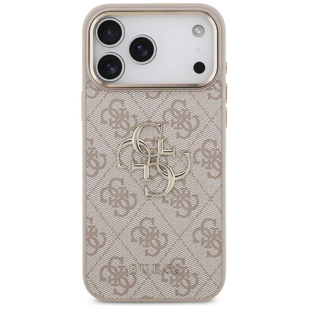 Guess iPhone 17 Pro Max/iPhone 18 Pro Max Kuori 4G Classic Logo Vaaleanpunainen