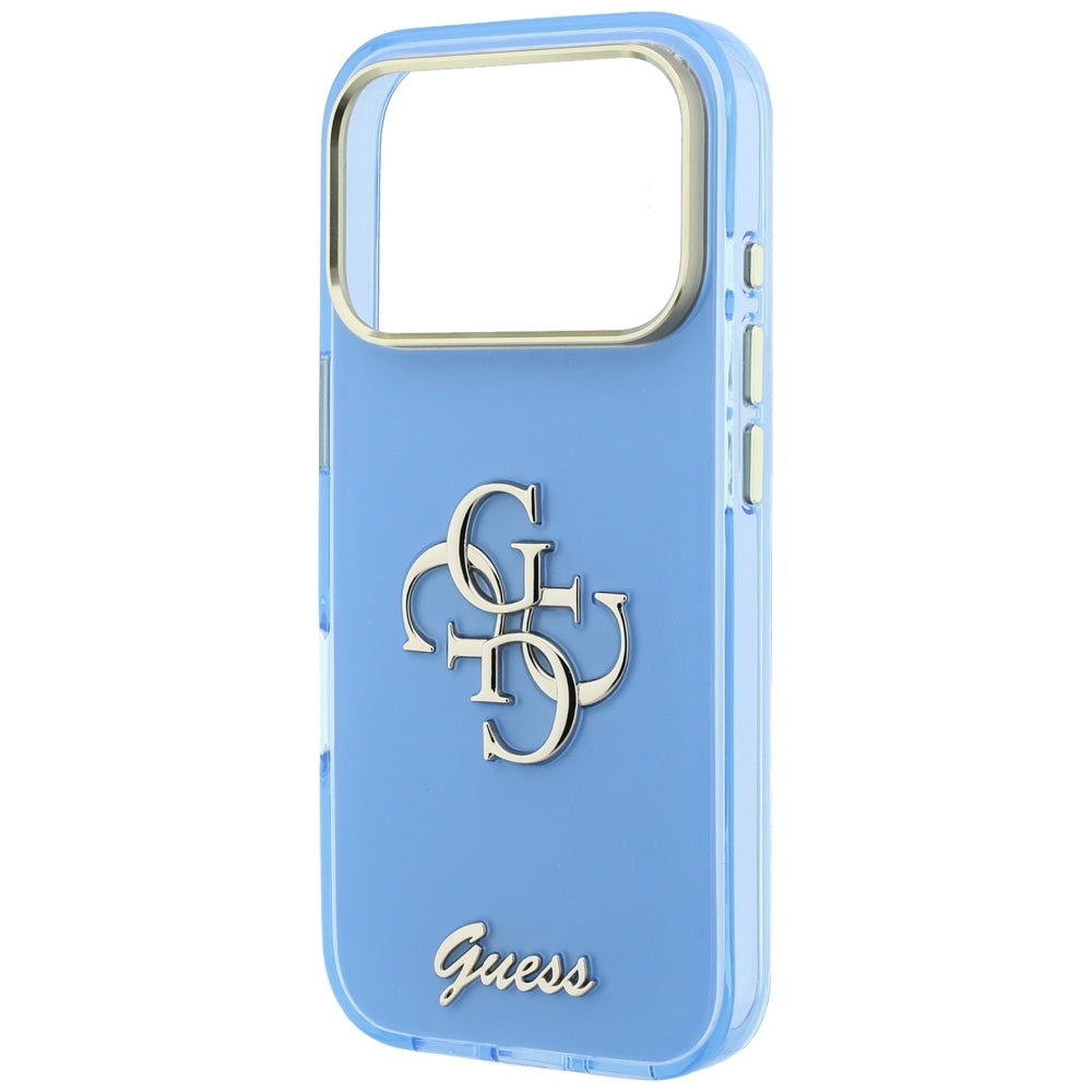 Guess iPhone 17 Pro/iPhone 18 Pro Kuori 4G Script Sininen