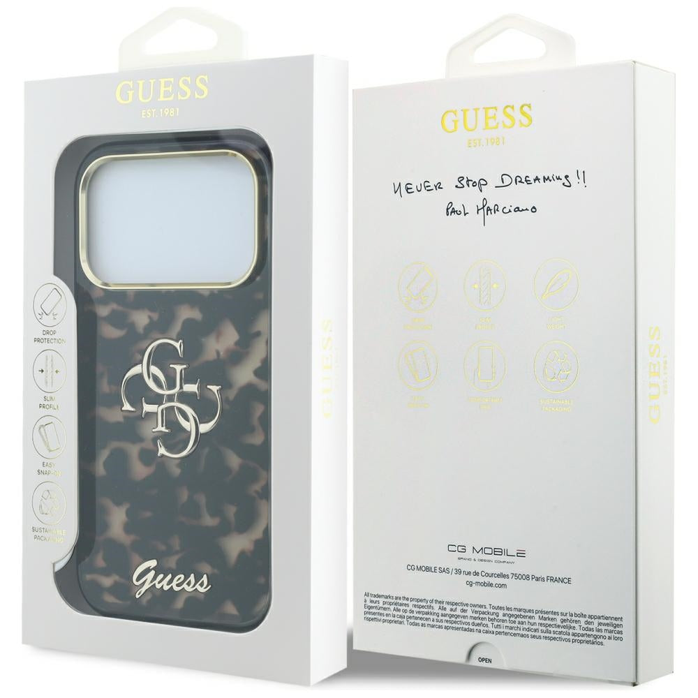 Guess iPhone 17 Pro Max/iPhone 18 Pro Max Kuori 4G Script Tortoise