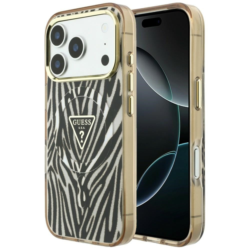 Guess iPhone 17 Pro/iPhone 18 Pro Kuori seepraglitter Kulta