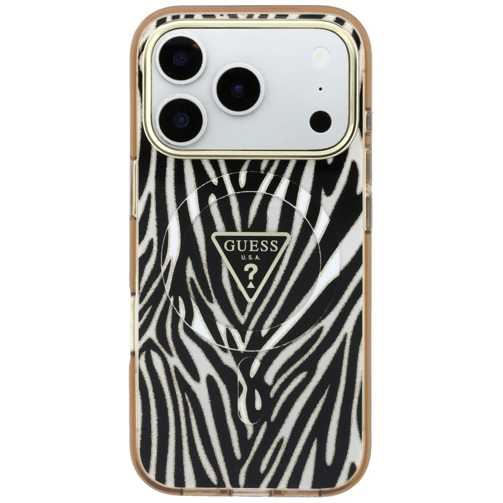 Guess iPhone 17 Pro/iPhone 18 Pro Kuori seepraglitter Kulta