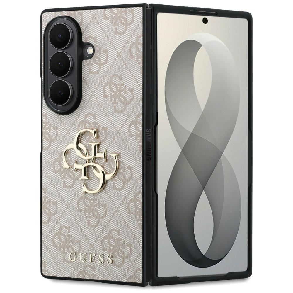 Guess Samsung Galaxy Z Fold 8 Ultra Kuori 4G Big Logo Vaaleanpunainen