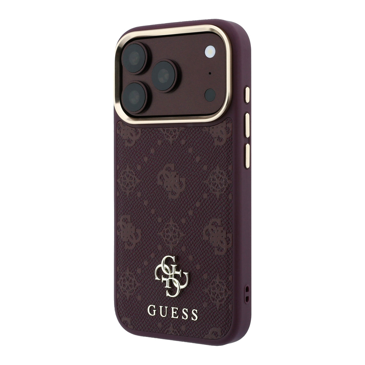 Guess iPhone 17 Pro/iPhone 18 Pro Kuori 4G Peony Burgundy