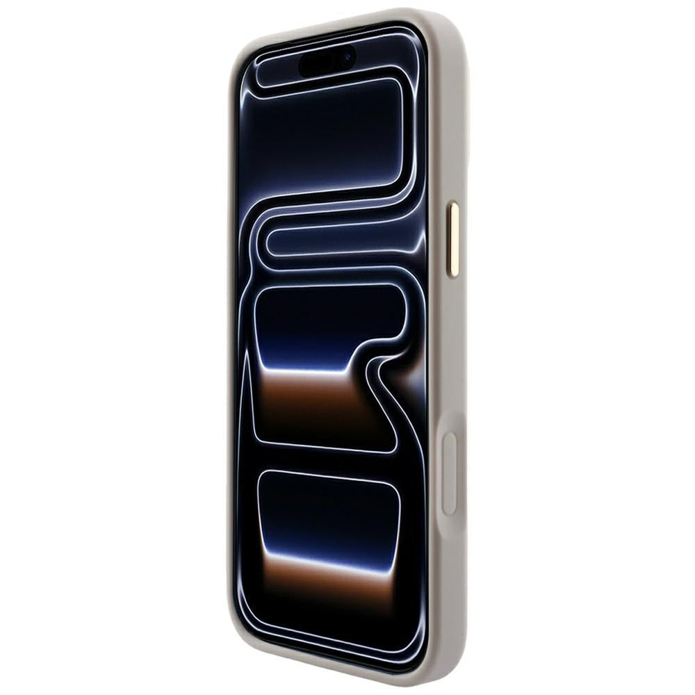 Guess iPhone 17 Pro/iPhone 18 Pro Kuori 4G Embossed MagSafe Vaaleanpunainen