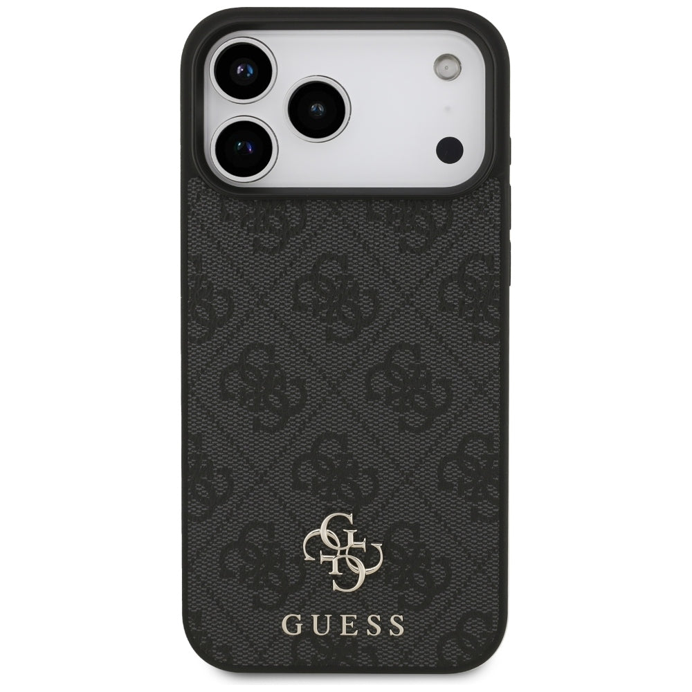 Guess iPhone 17 Pro Max/iPhone 18 Pro Max Kuori 4G Small Classic Logo Musta