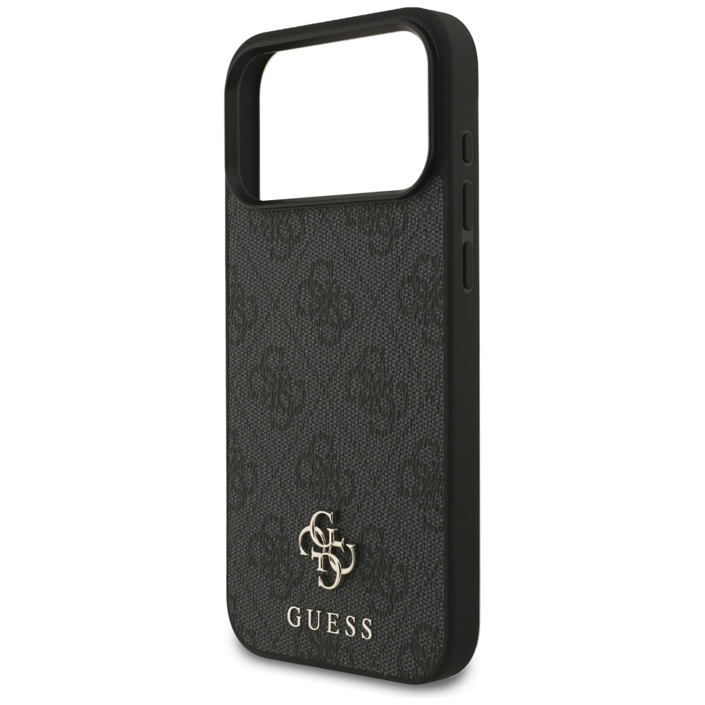 Guess iPhone 17 Pro Max/iPhone 18 Pro Max Kuori 4G Small Classic Logo Musta