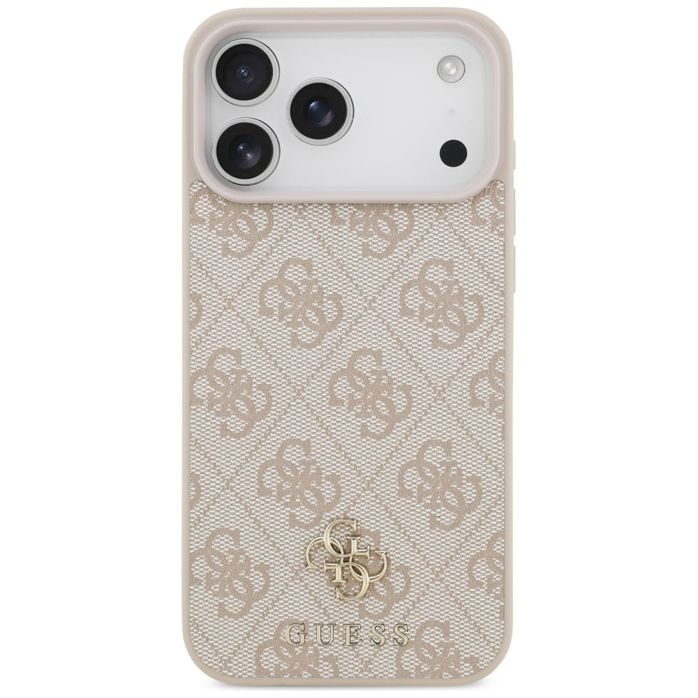 Guess iPhone 17 Pro Max/iPhone 18 Pro Max Kuori 4G Classic Logo Small Vaaleanpunainen