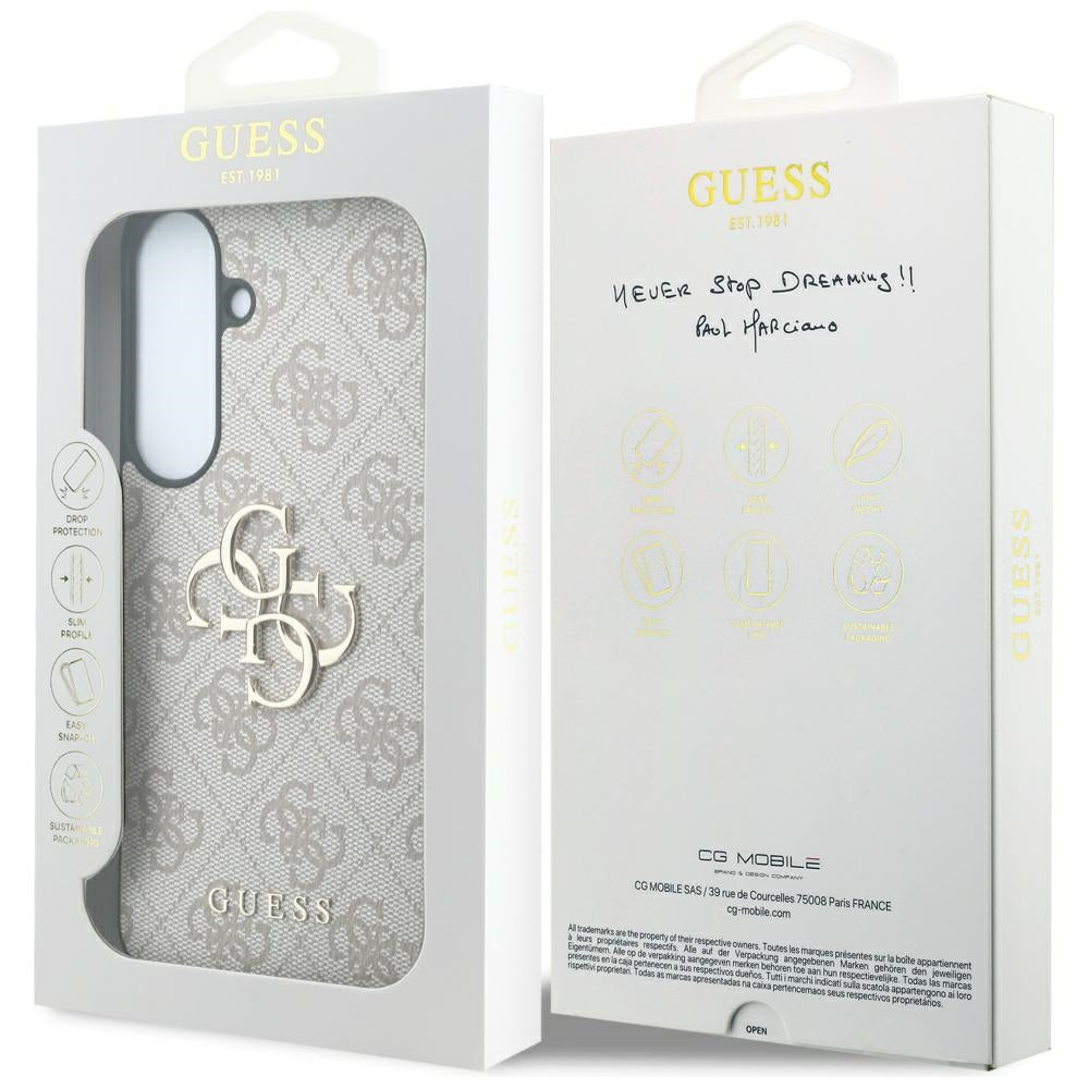 Guess Samsung Galaxy S26 FE Kuori 4G Metal Logo Vaaleanpunainen