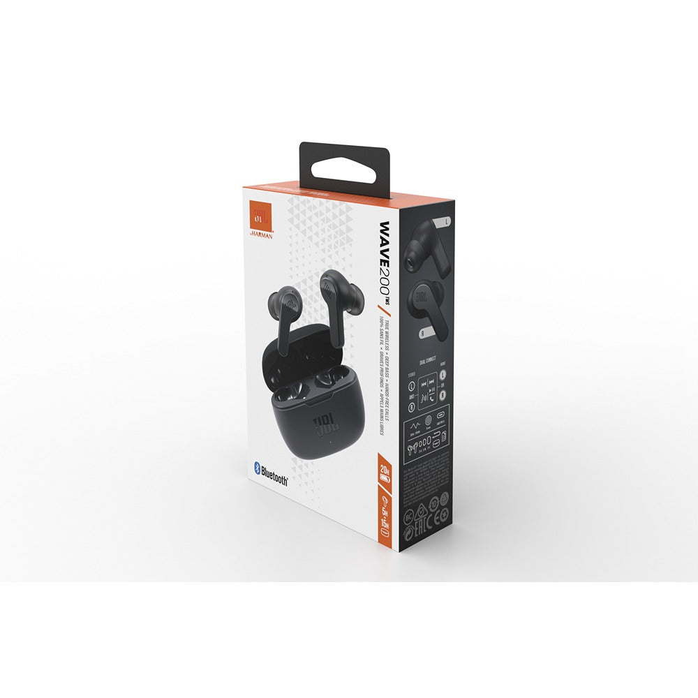 JBL Langattomat Kuulokkeet Wave 200 Musta
