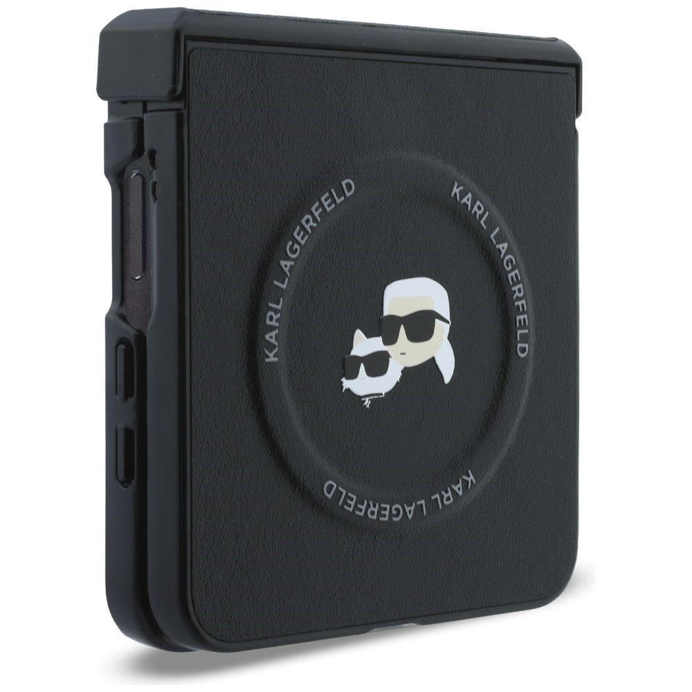 Karl Lagerfeld Samsung Galaxy Z Flip 8 Kuori Karl & Choupette MagSafe Musta