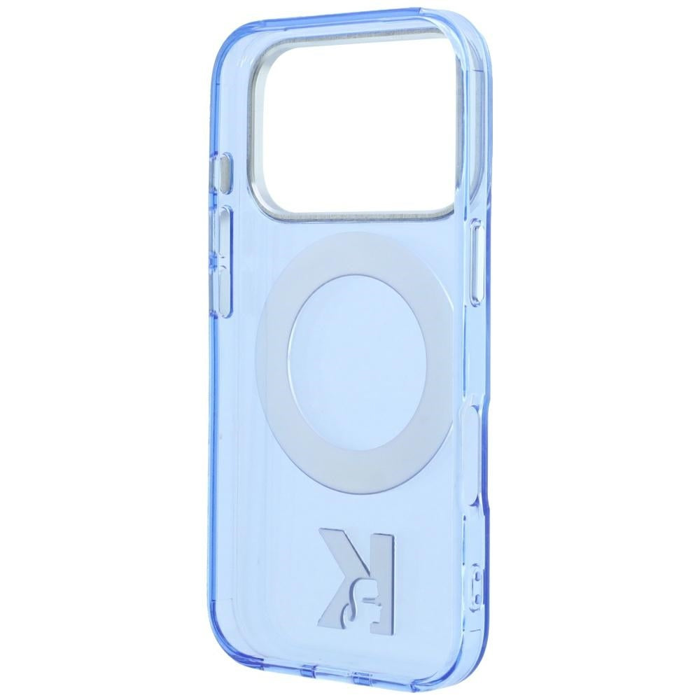 Karl Lagerfeld iPhone 17 Pro/iPhone 18 Pro Kuori Ring Stand Kameo Sininen