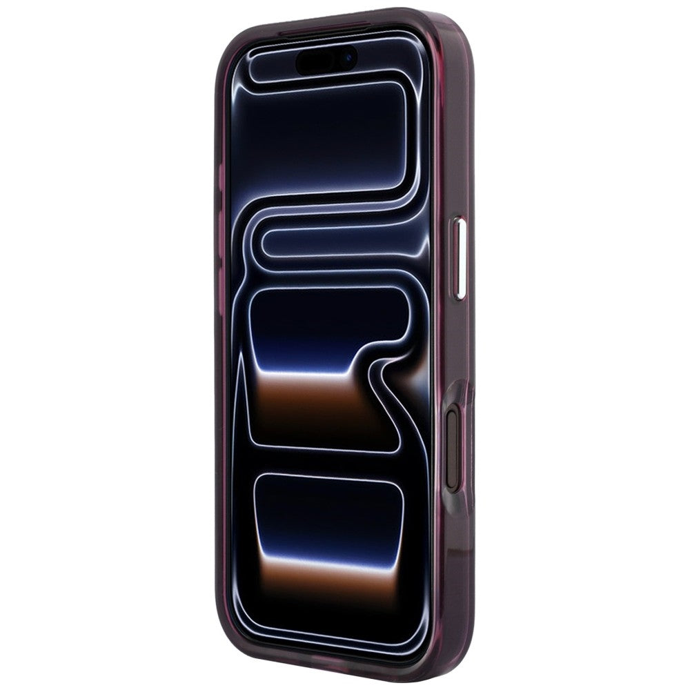Karl Lagerfeld iPhone 17 Pro/iPhone 18 Pro Kuori Karl & Choupette Sketch Burgundy