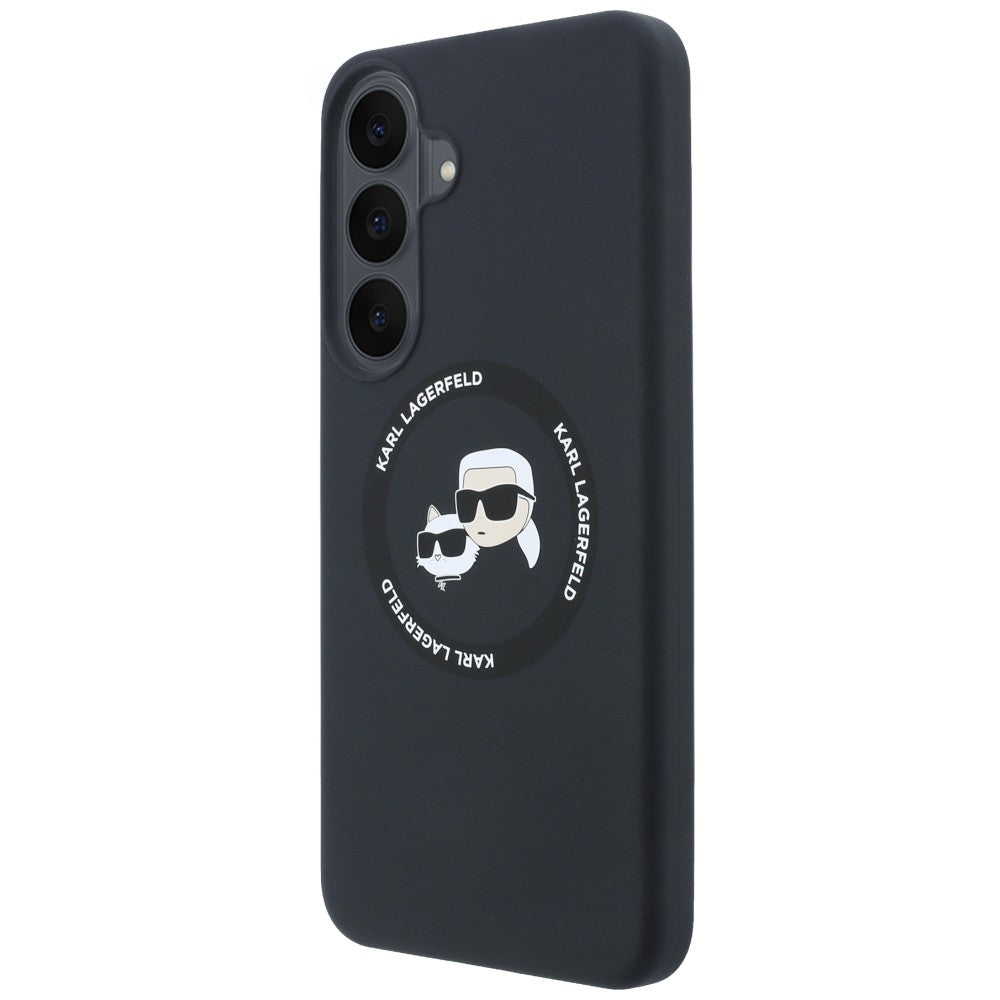 Karl Lagerfeld Samsung Galaxy S26 FE Kuori Karl & Choupette MagSafe Musta