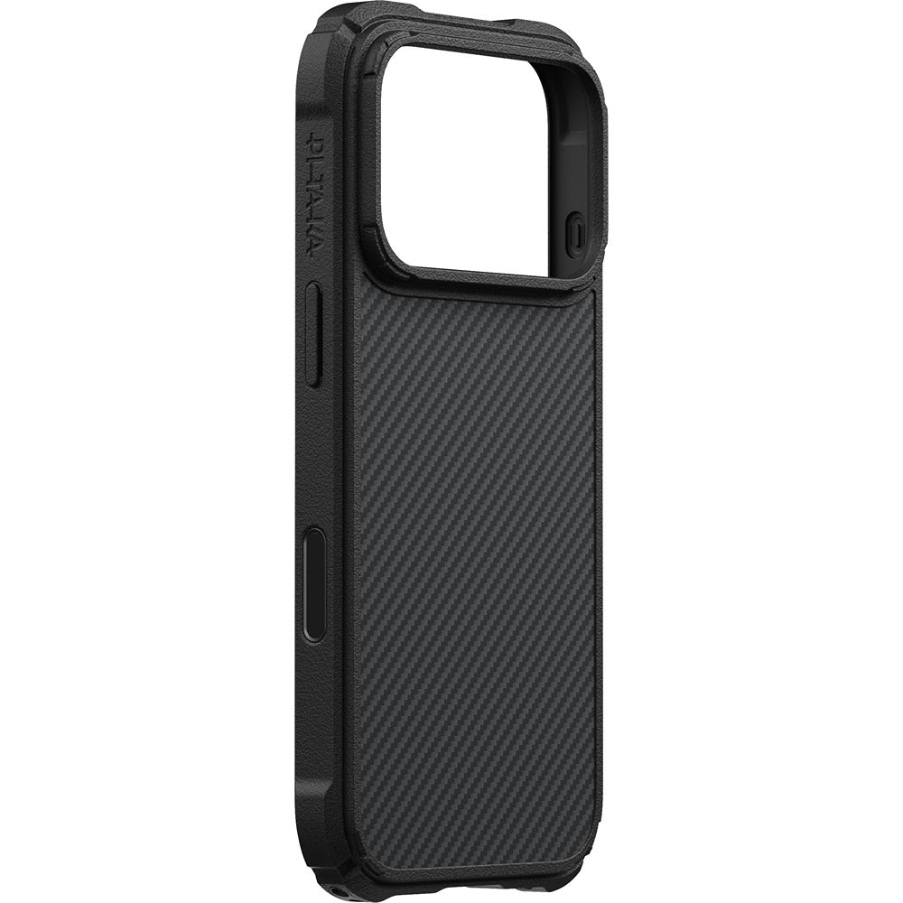 Pitaka iPhone 17 Pro/iPhone 18 Pro -kuori Cairn MagSafe Black/Grey Twill