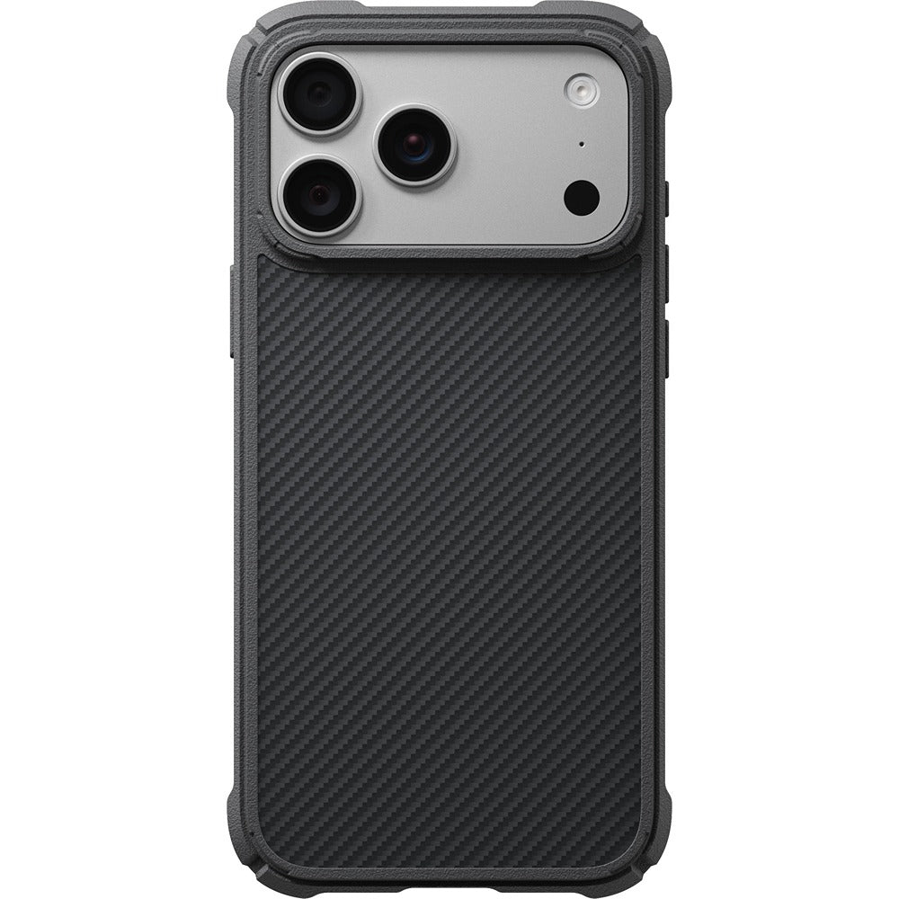 Pitaka iPhone 17 Pro Max/iPhone 18 Pro Max -kuori Cairn MagSafe Black/Grey Twill