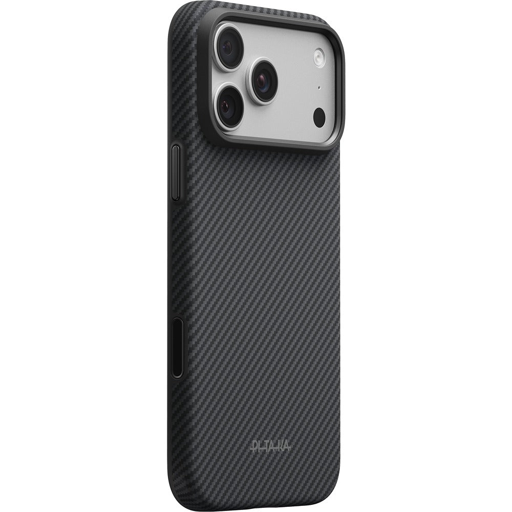 Pitaka iPhone 17 Pro Max/iPhone 18 Pro Max -kuori Summa MagSafe Black/Grey Twill